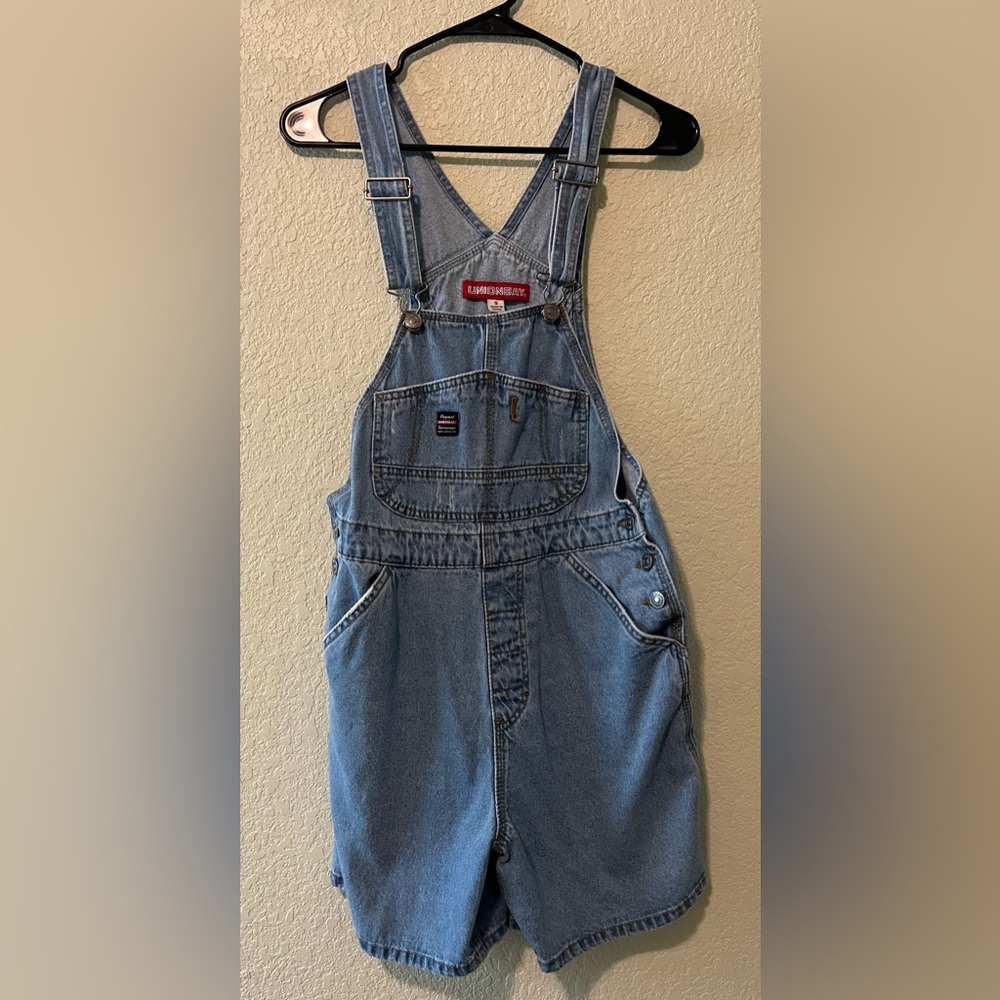 UNIONBAY Jean overall shorts size small